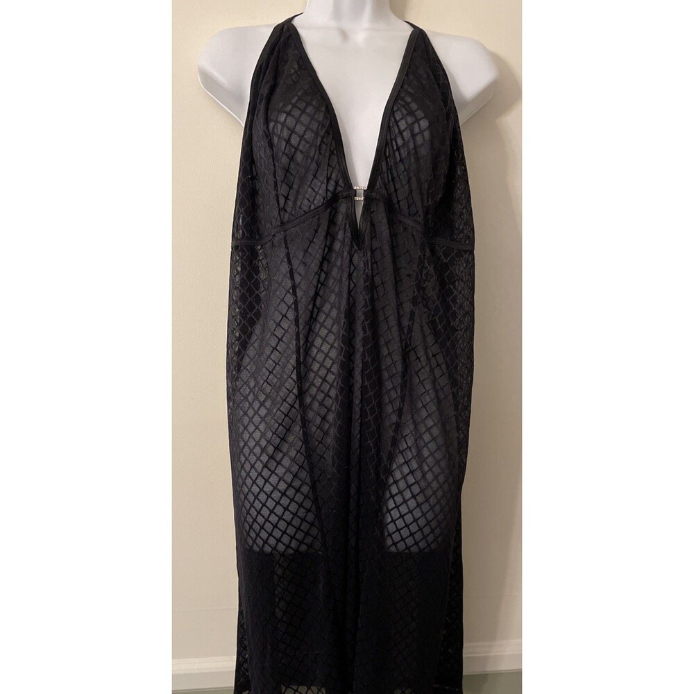 AVENUE BODY Sexy Black Sheer Lingerie Dress Nightgown Plus Size 22/24